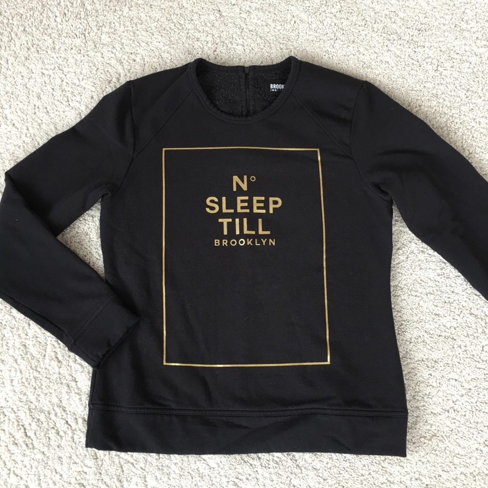 Brooklyn Industries: Sweatshirt with Gold Foil